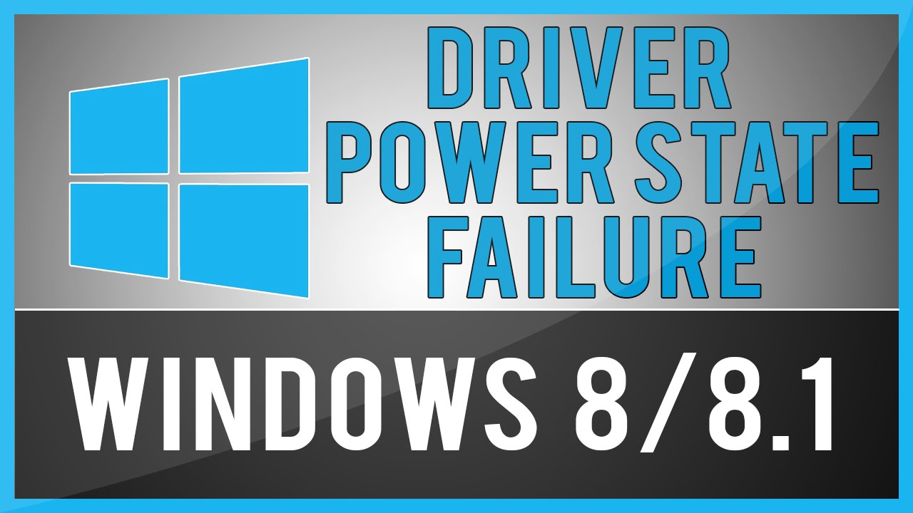 driver power state failure